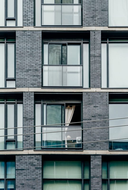 Curtains in an apartment