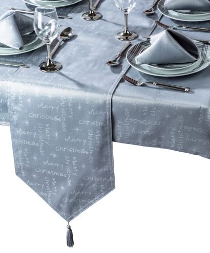Merry Christmas - Table Linen in Silver