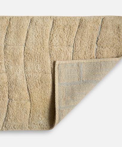 Alternative view of Ripple Collection - Pure Cotton Jacquard 2pc Bathset in Beige