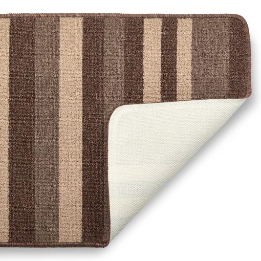 Tricolore Collection - Contrast Stripe 2 Piece Set in Taupe - Image 2