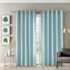 Amaranth Collection - Ultra Blackout Eyelet Curtains in Duck Egg