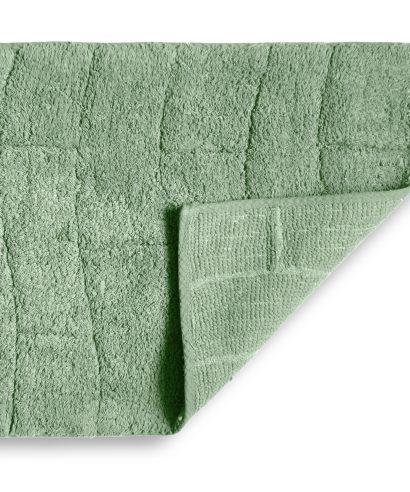 Alternative view of Ripple Collection - Pure Cotton Jacquard 2pc Bathset in Green