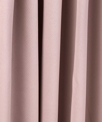 Essential Blackout Collection - Woven Thermal Blackout Pencil Pleat Curtains in Blush Pink
