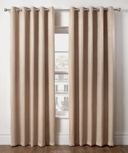Alternative view of Metro Collection - Thermal Blackout Eyelet Curtains in Taupe